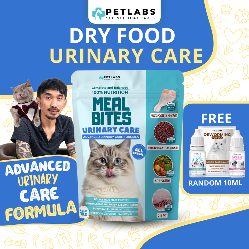 Petlabs Urinary Care Saluran Kemih Pipis Berdarah Batu Kristal Urin Anti FLUTD Anti ISK pH Urin Seim