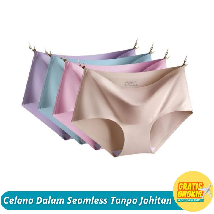 Celana Dalam Seamless Wanita Mulus dan Halus, Premium dan Nyaman, Seamless CD