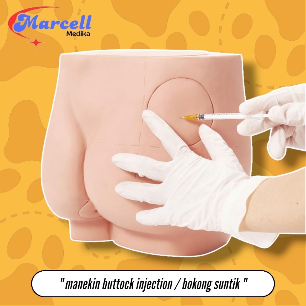 PHANTOM MANEKIN BUTTOCK INJECTION SIMULATOR / MANIKIN PERAGA BOKONG SUNTIK