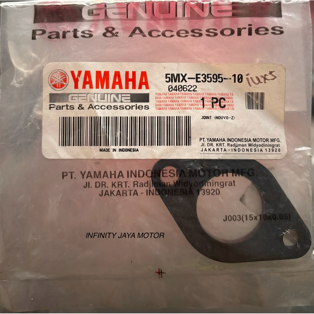 PAKING INTAKE MANIFOLD MIO SOUL MIO LAMA NOUVO FINO KARBU ORI