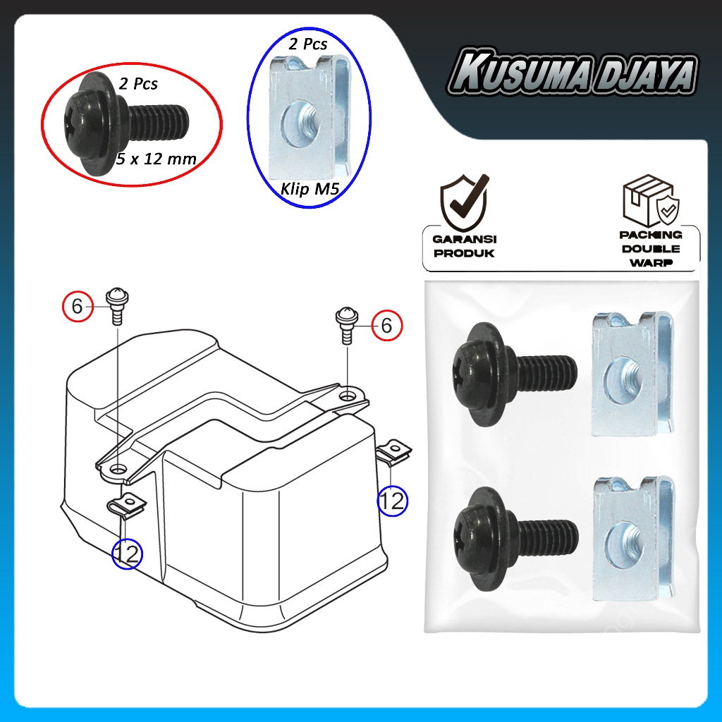 BAUD BAUT BOX AKI SET BEAT SCOOPY VARIO 110 FI 2012 - 2014