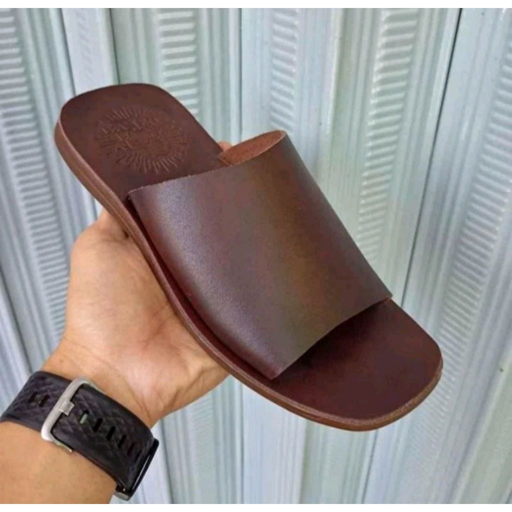 Sandal Selop Pria Kulit Asli 100% Original