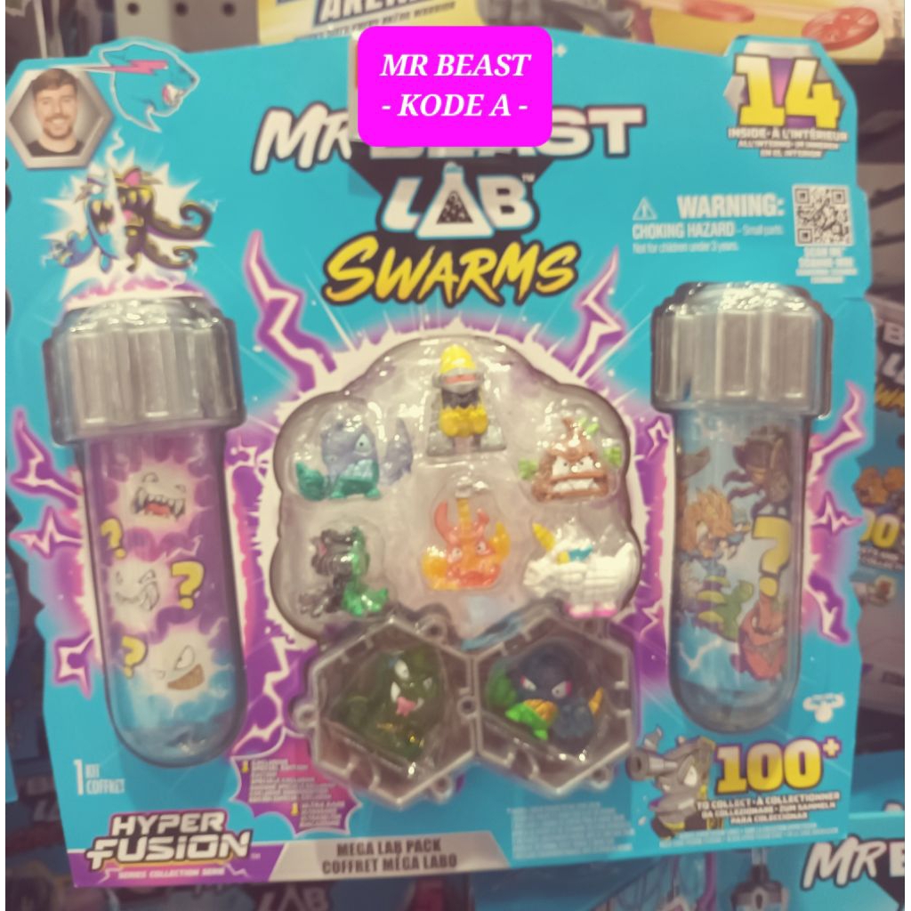 mainan mr beast mainan lab swarms mainan karakter mr beast mainan hyper fusion mr beast