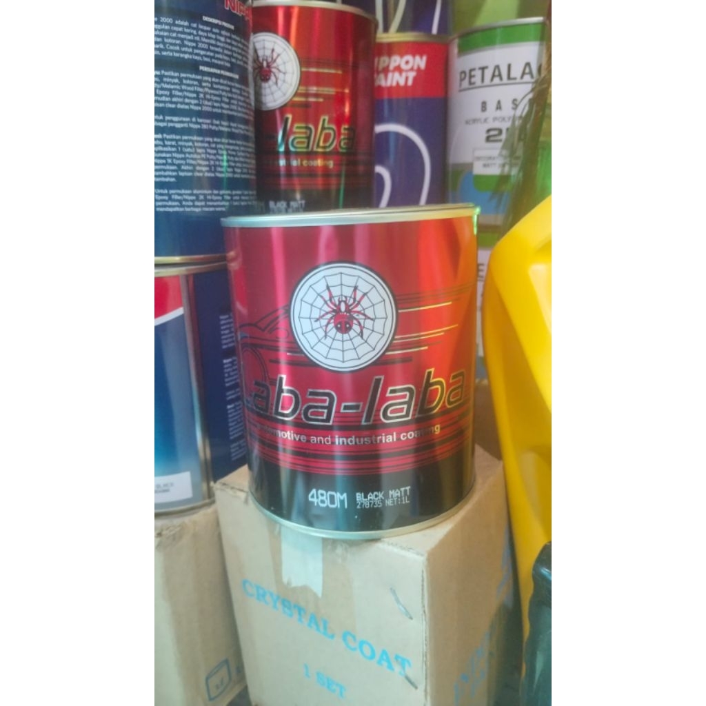 Cat Duco Laba-laba Hitam Doff