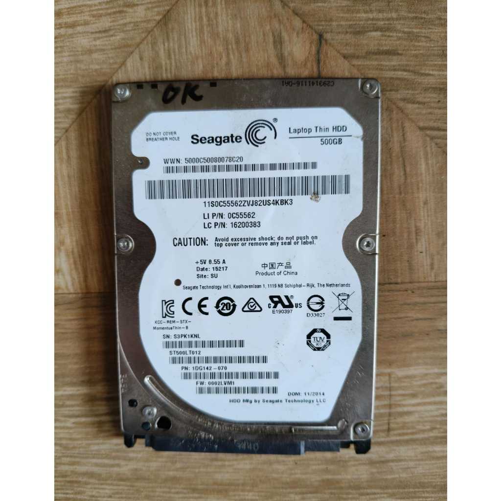 Hardisk Laptop Sata 500 Gb Sentinal 100% Hardisk Laptop 500gb