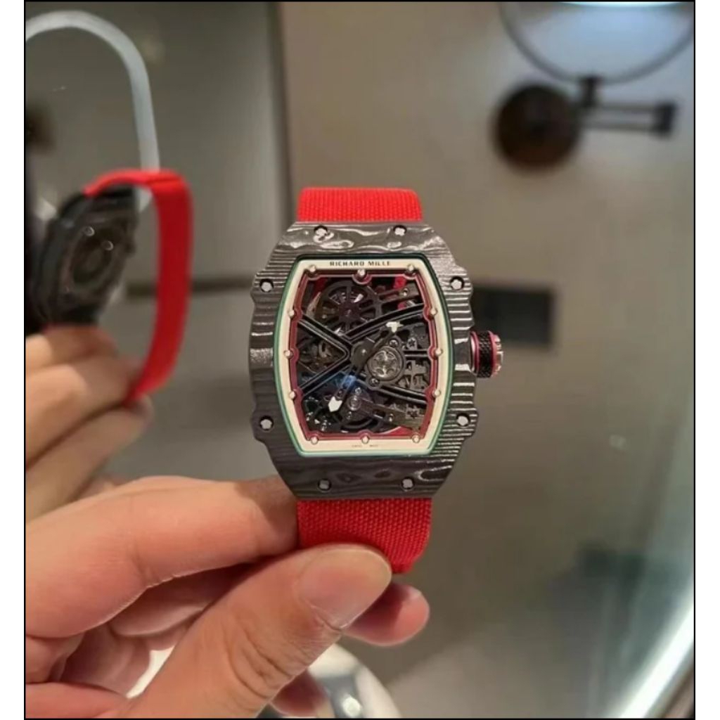 JAM TANGAN RM67-02 TRANSPARENT MATIC WINDING