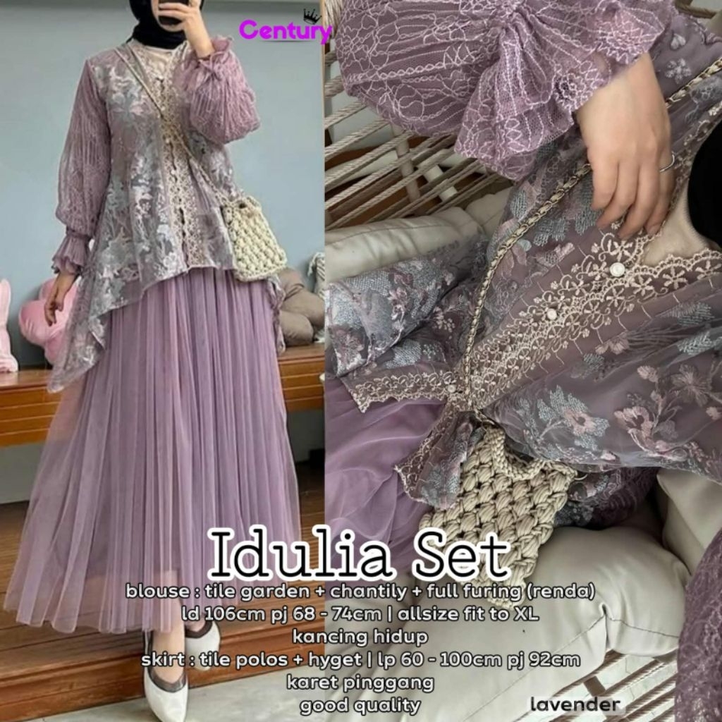Idulia Setelan Wanita (Atasan&Rok) by Century