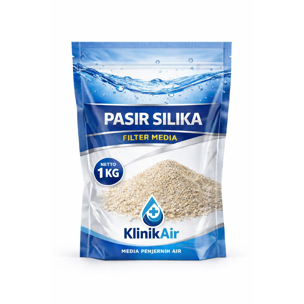 Pasir Silika – Media Penjernih Air  Penyaring Awal untuk Air Lebih Jernih & Stabil
