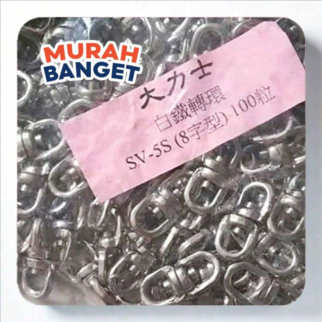 KILI-KILI ANGKA 8 SV-5S 3CM | SWIVEL PANCING KUAT & ANTI PUTAR