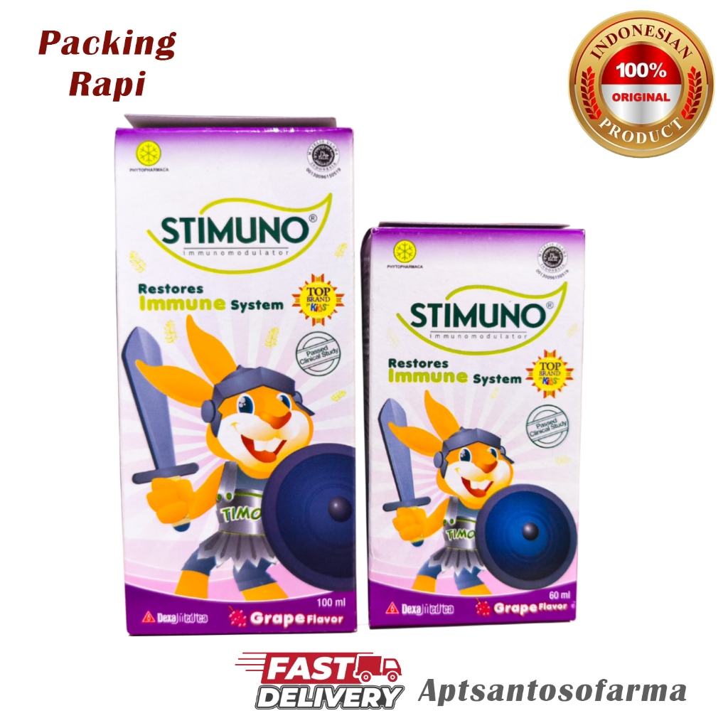 Stimuno Anak Syrup 60ml & 100ml | Vitamin Imun Anak Original