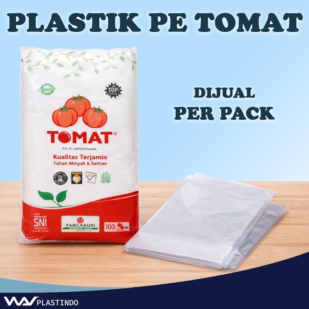 PLASTIK PE TOMAT | PE Tomat 1kg | PE Tomat 1/2 kg | PE Tomat 1/4 kg