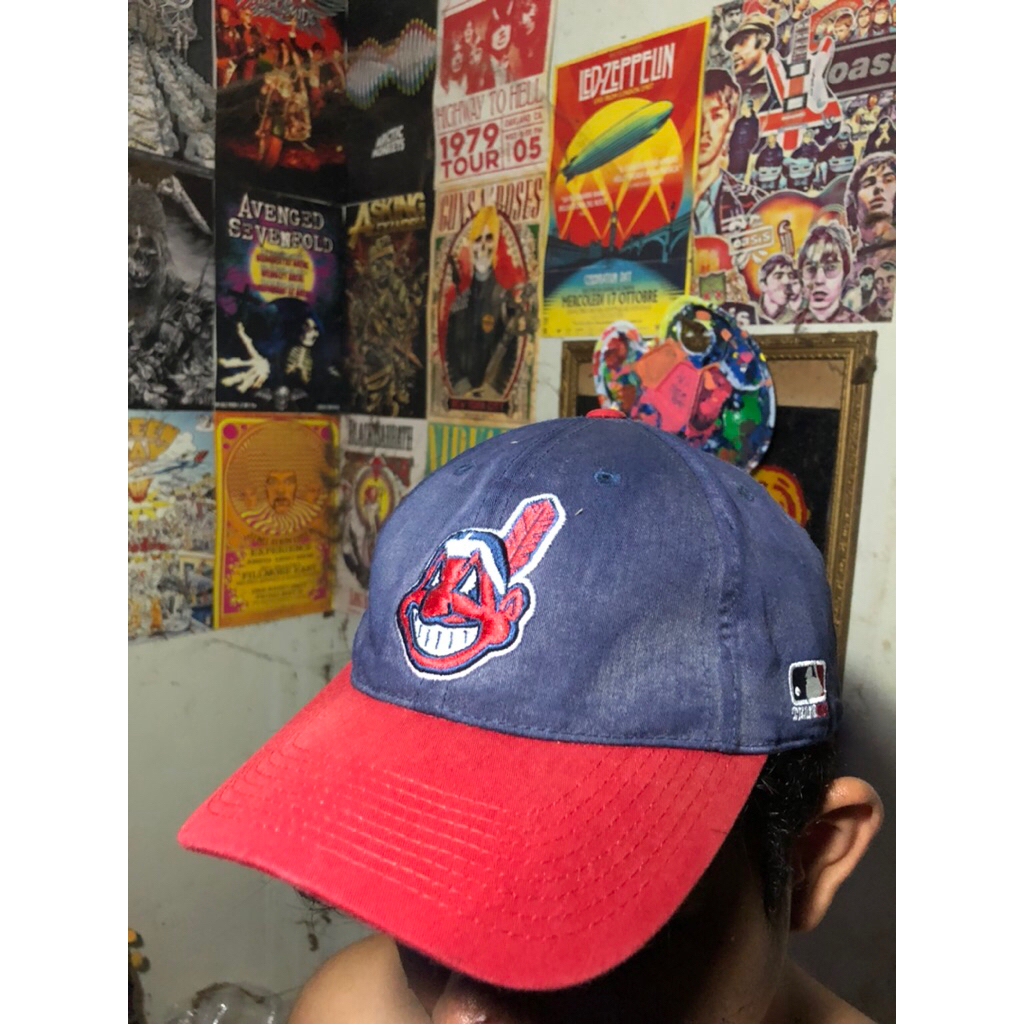 Vintage Cleveland Indians "Chief Wahoo" MLB Hat – Authentic 90s/2000s Rare Item