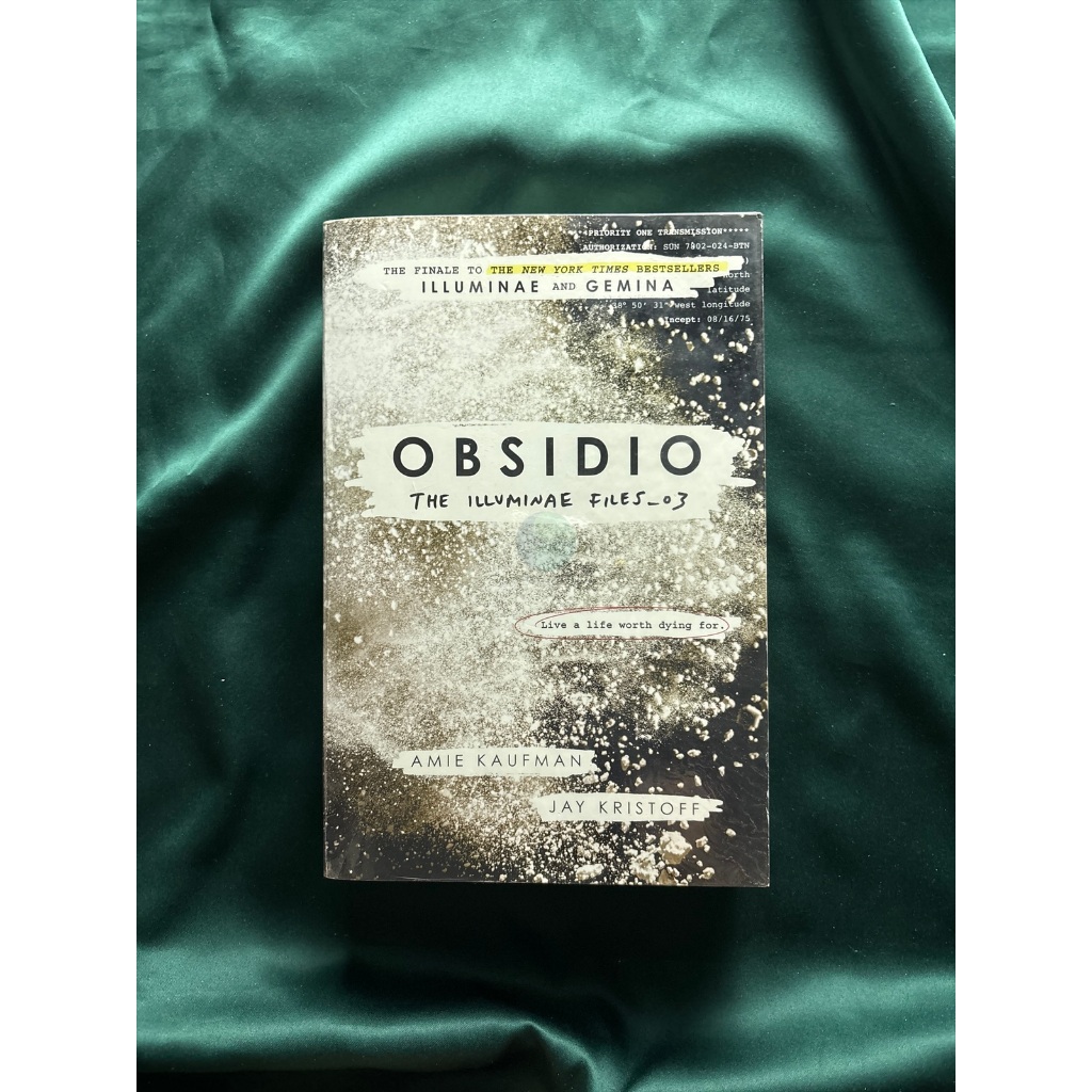 PRELOVED - Novel/Buku Obsidio (The Illuminae Files #3) - Amie Kaufman & Jay Kristoff