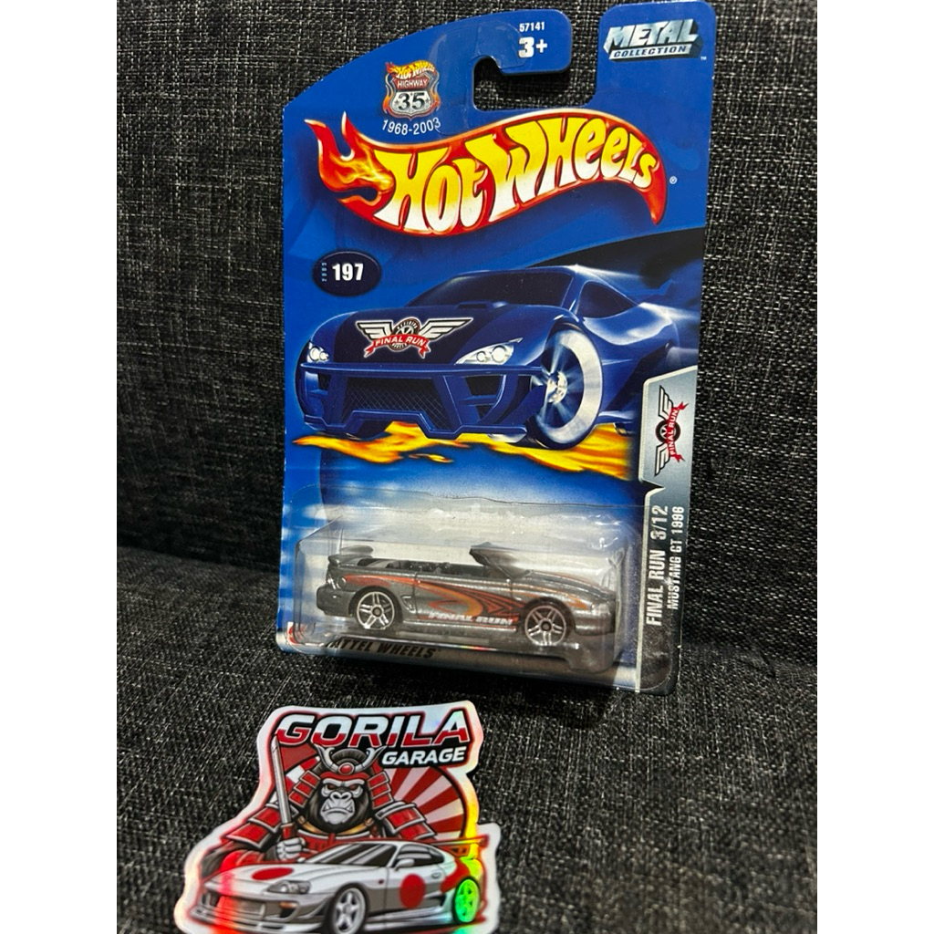 hot wheels final run mustang gt 1996