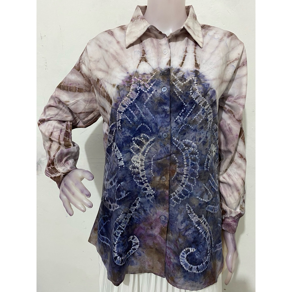 ATASAN BLOUSE KEMEJA WANITA SASIRANGAN 0159 [