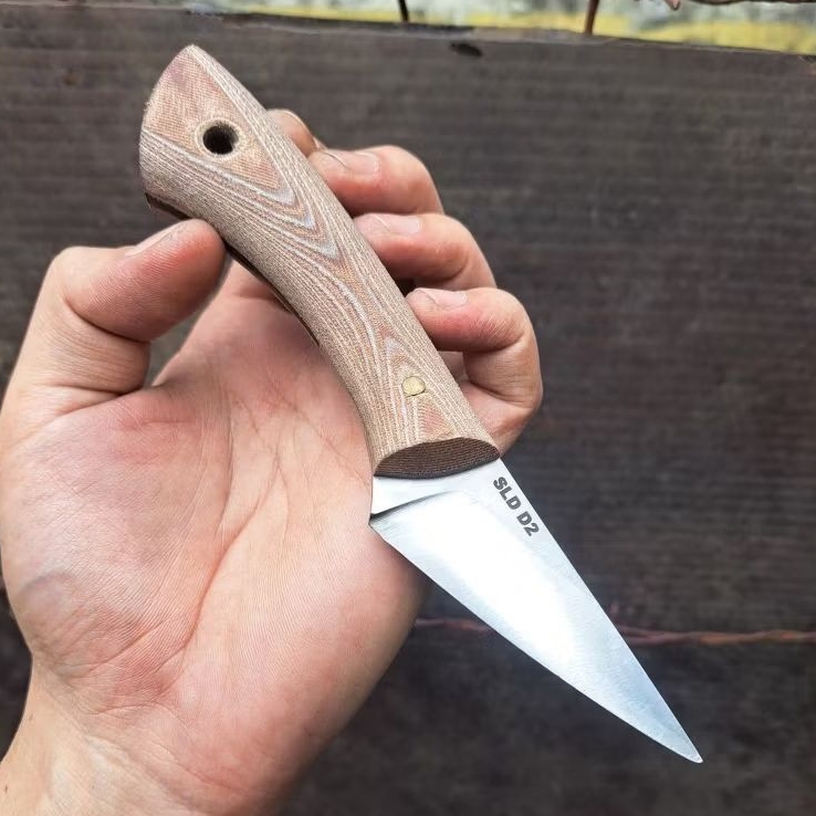 Pisau Camping / EDC bahan SLD D2