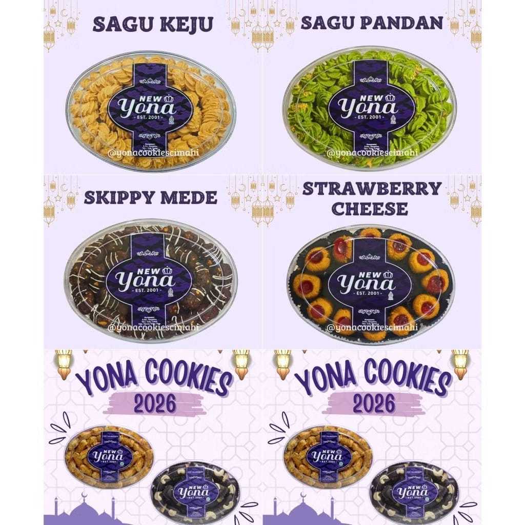 Yona Cookies 2026 - Kue Kering Yona Cookies JBP_Fresh