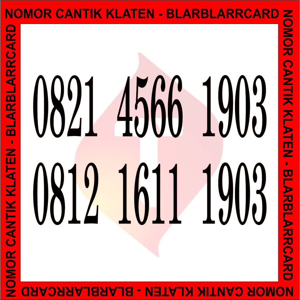 Kartu Perdana Nomer / Nomor Cantik Telkomsel Simpati ekor Tahun 1903 KELAHIRAN PSHW TUNAS MUDA 1903