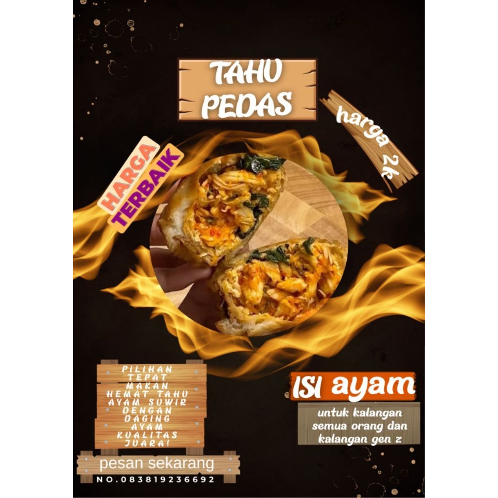 TAHU PEDAS ISI AYAM