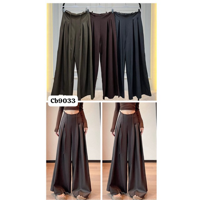 celana kulot katun twiil/kulot katun teluk premium