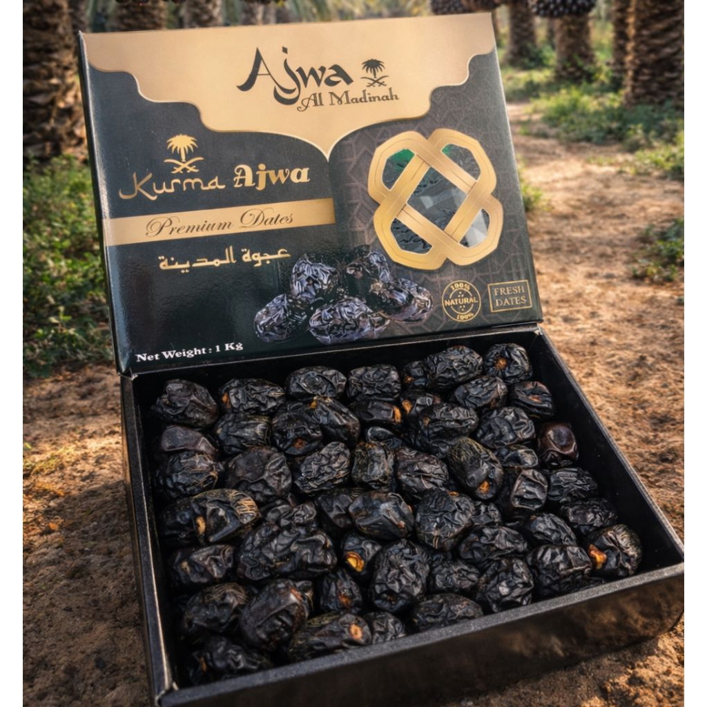 Kurma Ajwa Al Madinah Premium Dates 1kg