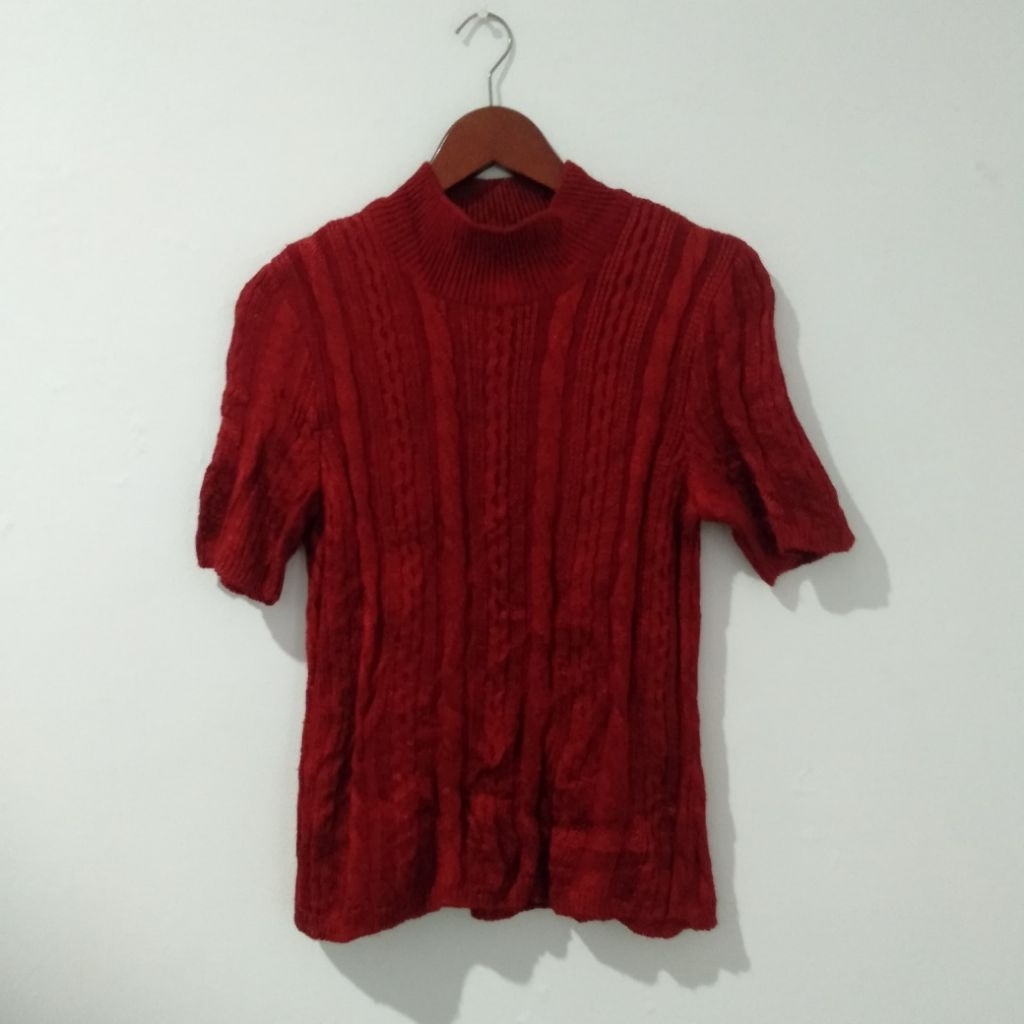 YVES SAINT LAUREN Red Knit