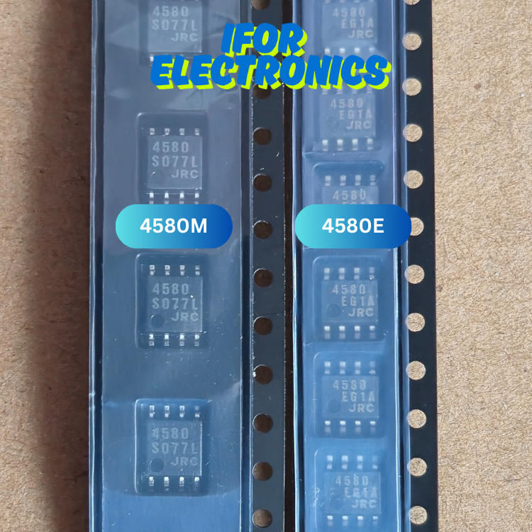 IC OP AMP JRC4580 SMD ORIGINAL JEPANG JRC 4580M 4580E SOUND CARD