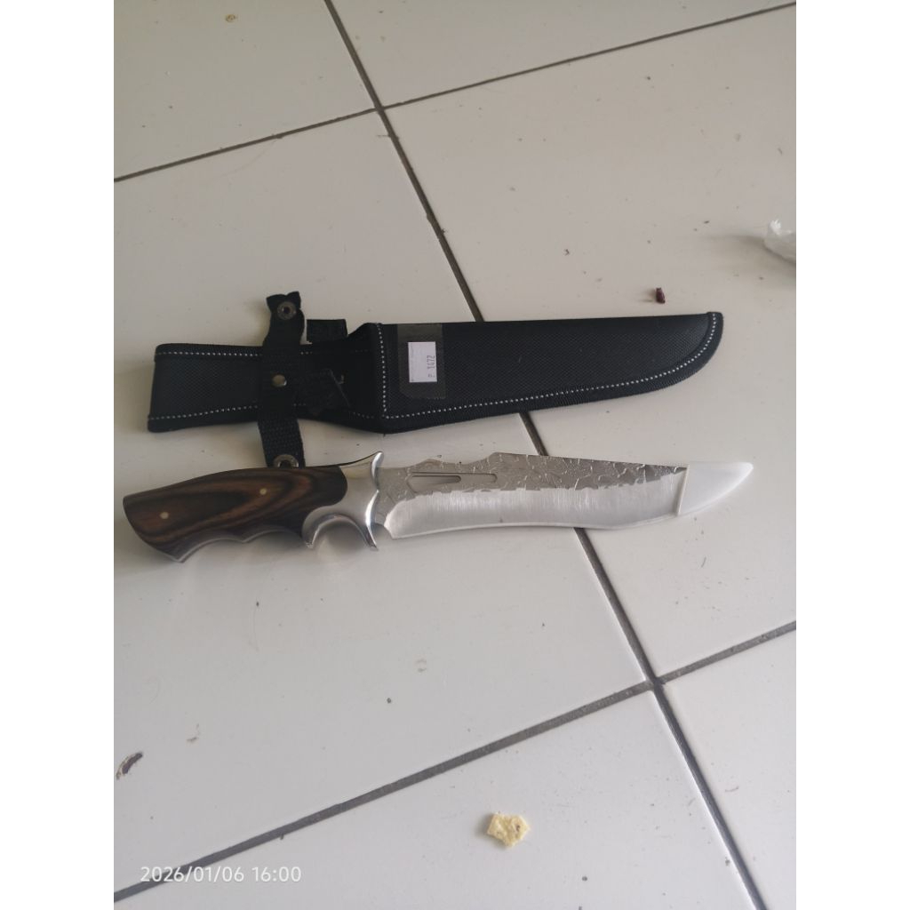 pisau survival rambo SA91 stainless steel fulltang mewah