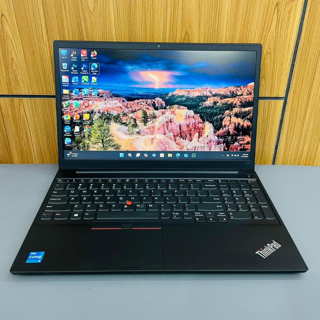 LAPTOP GAMING Lenovo Thinkpad E15 G1 G2 INTEL I5 | Ram 16GB SSD 256GB Second mulus Bergaransi