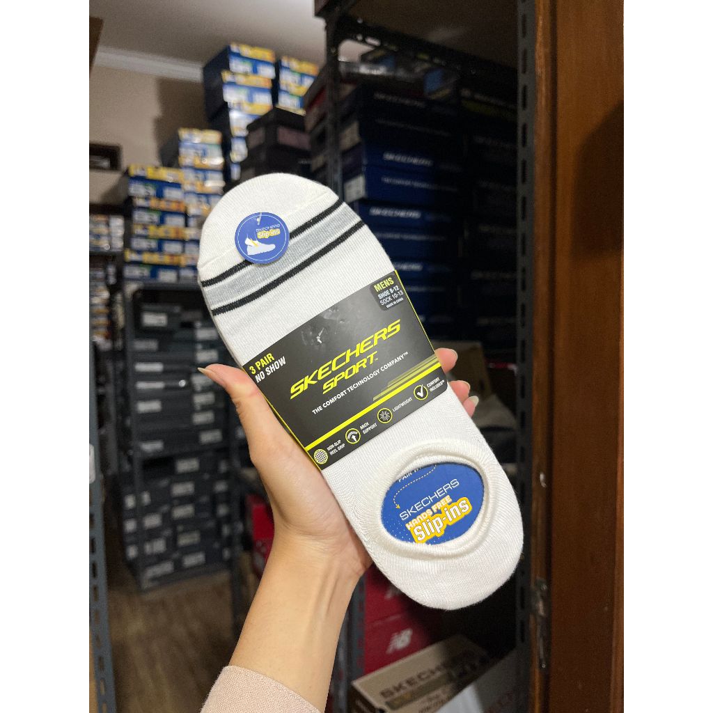 NEW ARRIVAL KAOS KAKI SKECHERS PRIA 3 PACK / MEN ORIGINAL