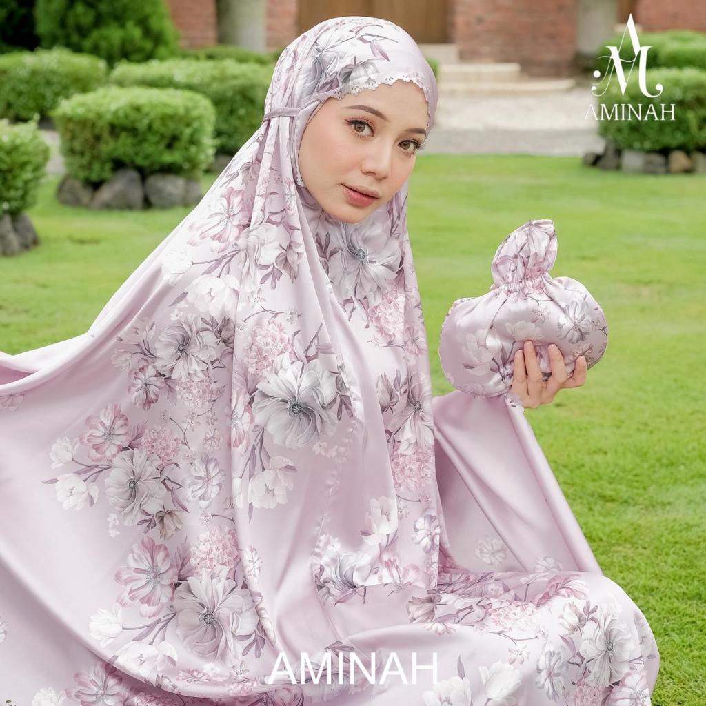 AMINAH MUKENA - Mukena Dewasa 2in1 Silk Maysara Series