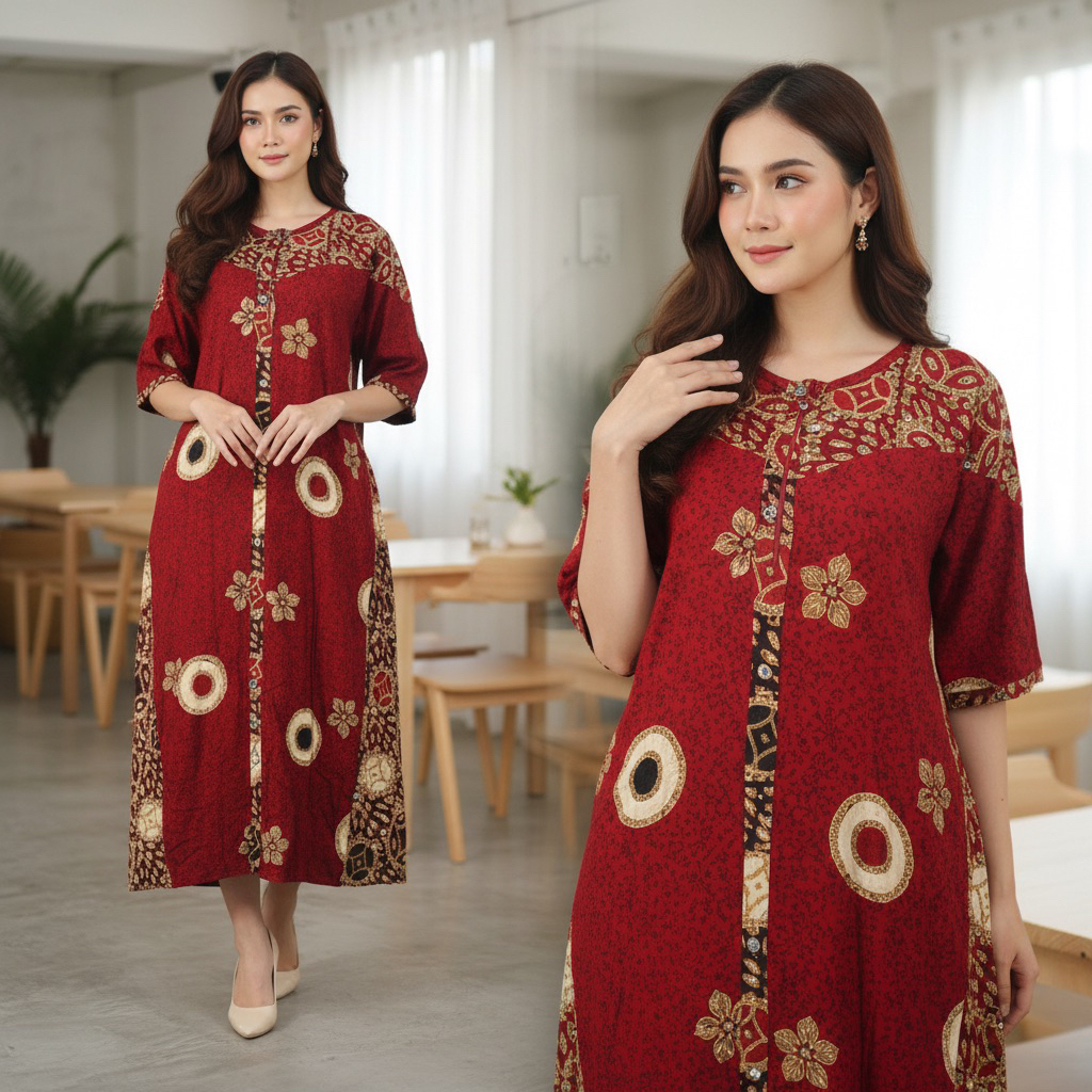 RUMINA (LD 120 PB 135) Best Seller Sackdress Maura SALMA Sackdress Bahan Premium Rayon Super Adem Ha