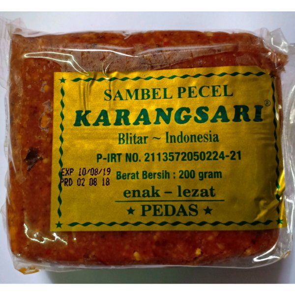Sambal Pecel Karangsari Laris Pasar Induk