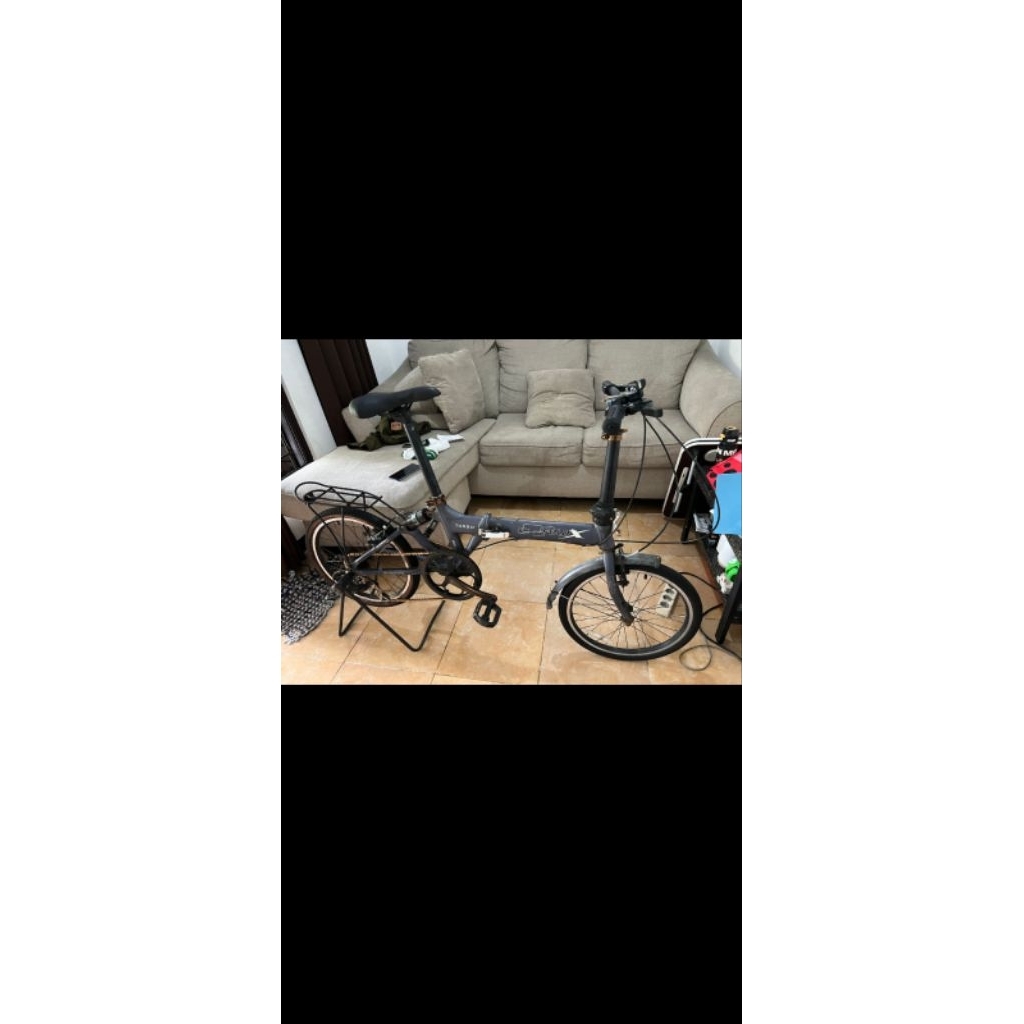 sepeda lipat fold x platinum uk 20 alloy 7005