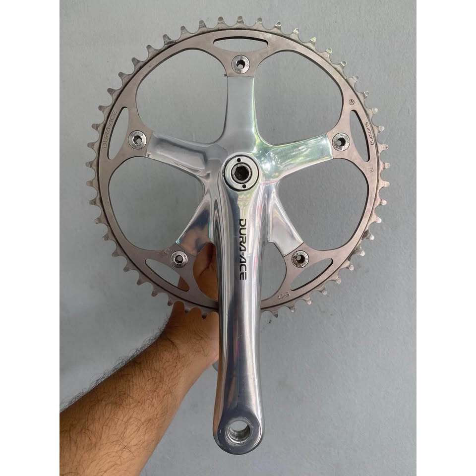 Crankset Shimano Dura Ace 7710 NJS 50T BCD 144 / 170 mm include bottom bracket