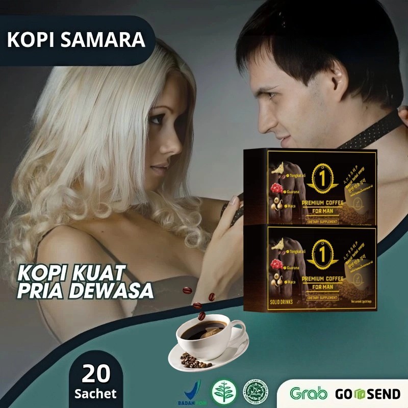 Minuman kopi tahan lama untuk pria Original Suplemen energi pria kopi tahan lama 3g*20bag