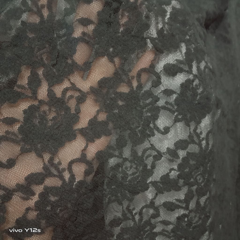 Kain Brokat Katun Stretch / Harga / 0.5 m / Kain Brokat Katun Stretch Meteran / Bahan Brokat Katun S