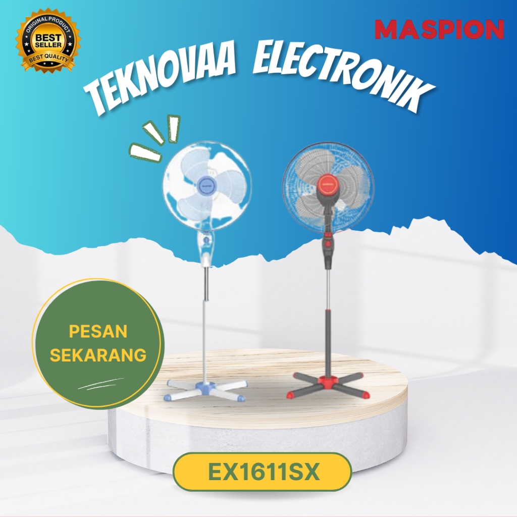 MASPION KIPAS ANGIN EX 1611 XS/EX1611XS/EX1611 XS/EX1611XS/EX 1611 SX/ORIGINAL MAPSION/GARANSI RESMI