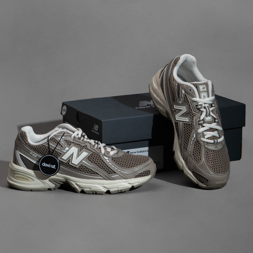 New Balance 740 Bungee Lace Brown Beige GS