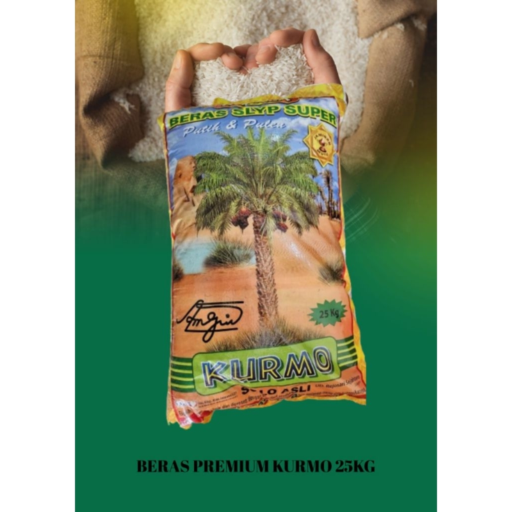 Beras 25kg Kurmo - Premium, Pulen, Tanpa Pengawet