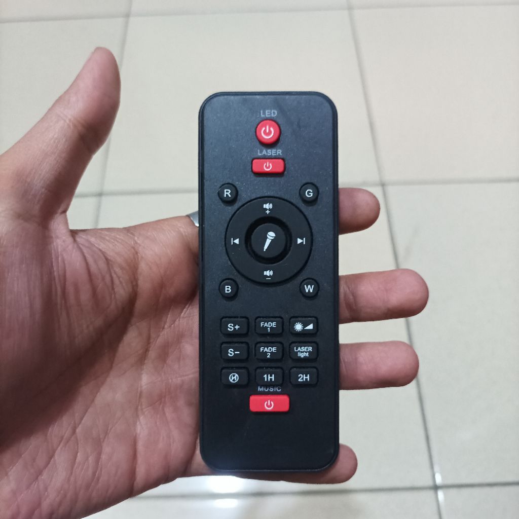 Remote Lampu Proyektor LED Strip Mulus Normal