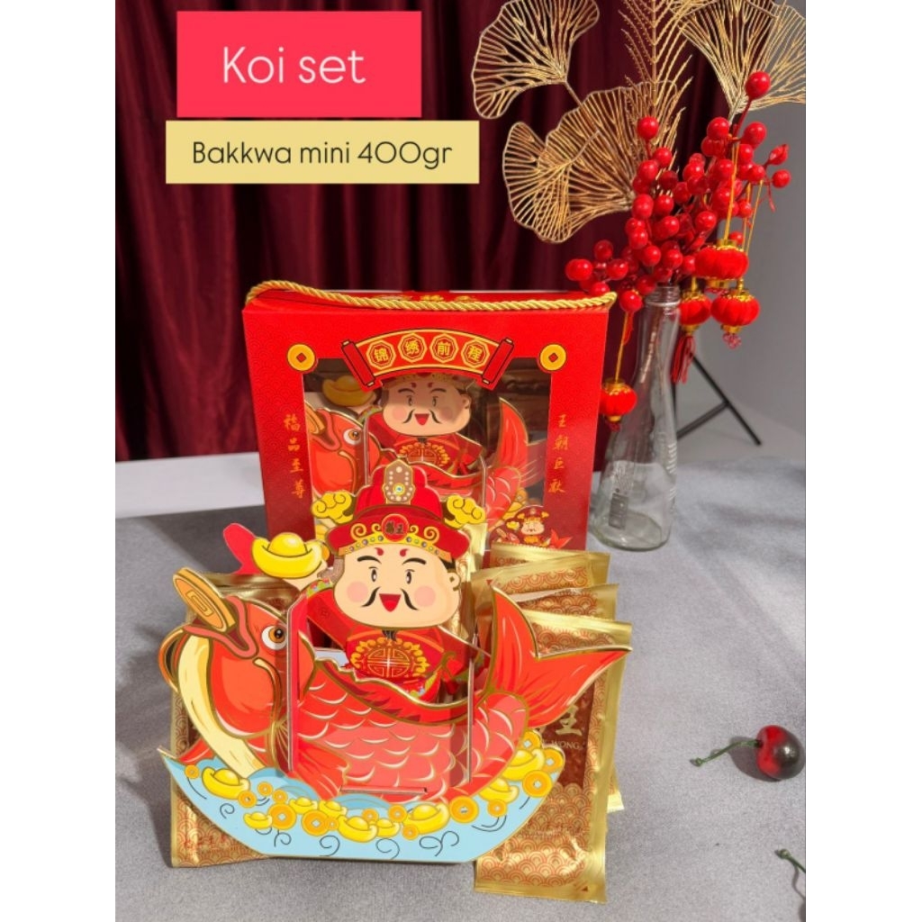 Hock Wong Koi Set 400gr Bakkwa Dendeng b2 non halal