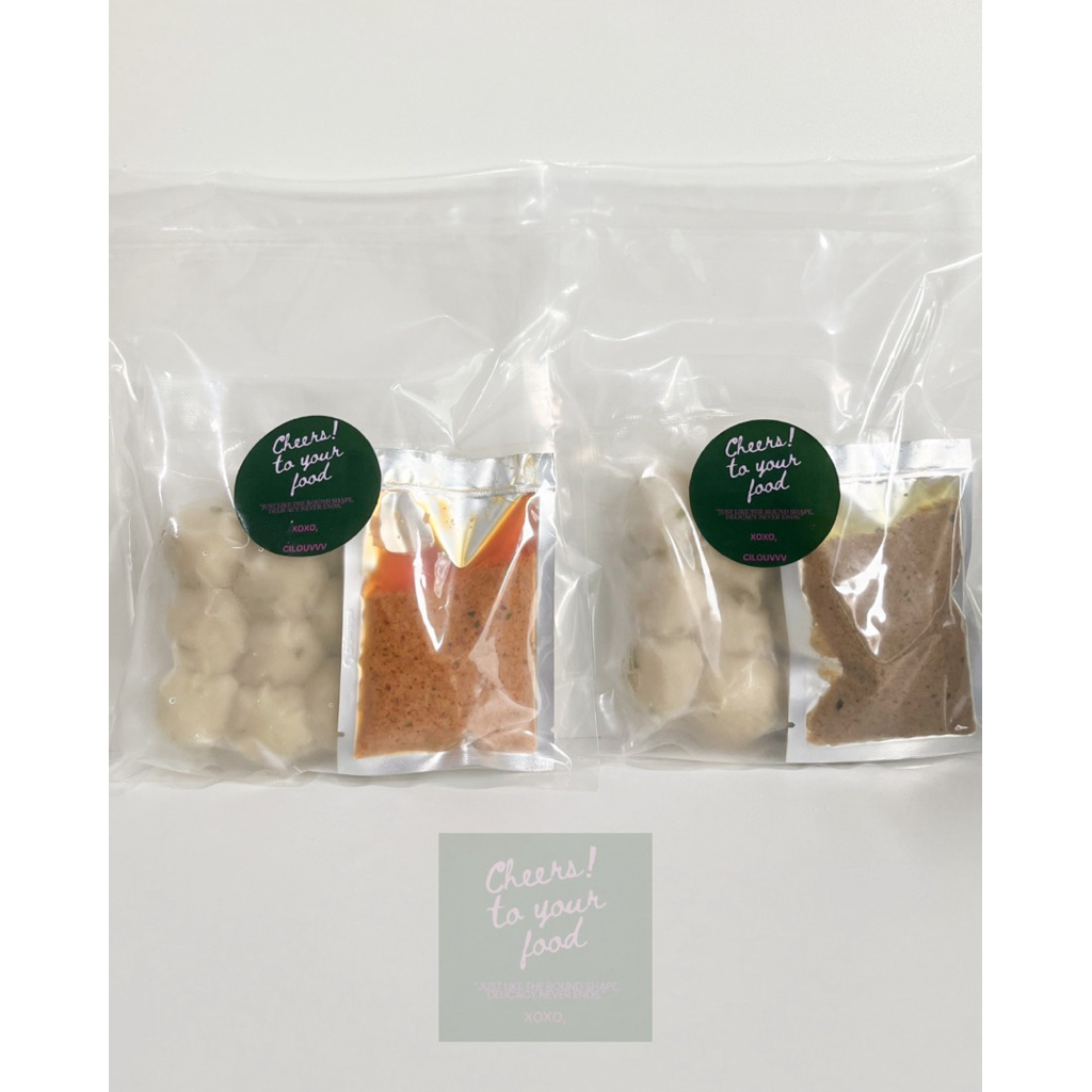 Cilok Isi Ayam Bumbu Kacang Daun Jeruk Premium isi 10