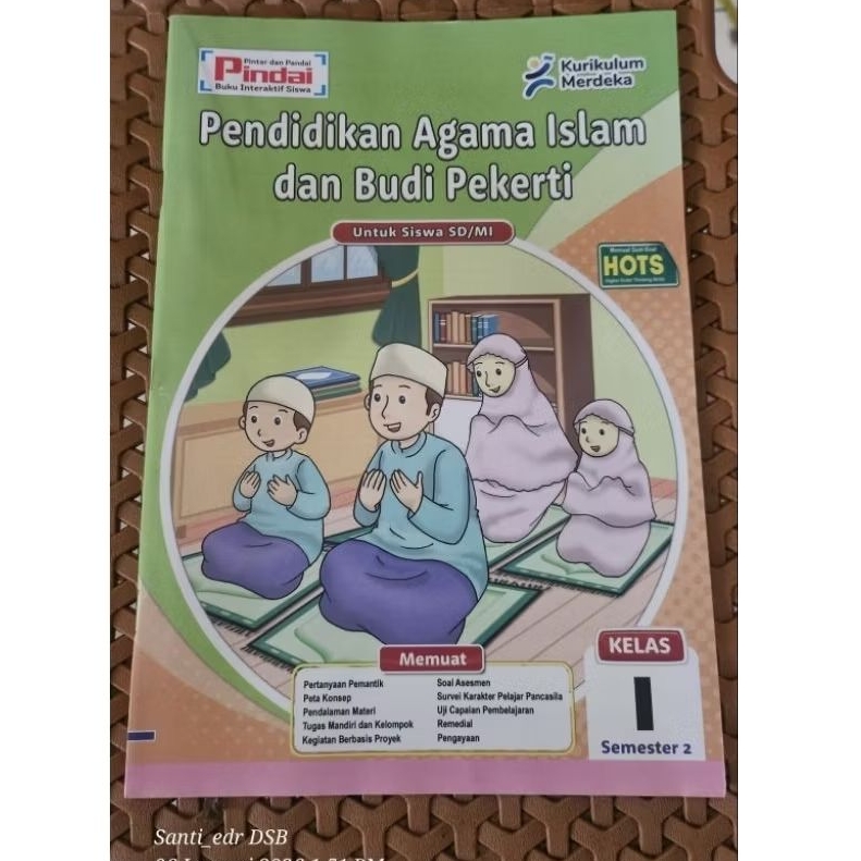 Buku LKS Pendidikan Agama Islam Kelas 1 SD/MI semester 2
