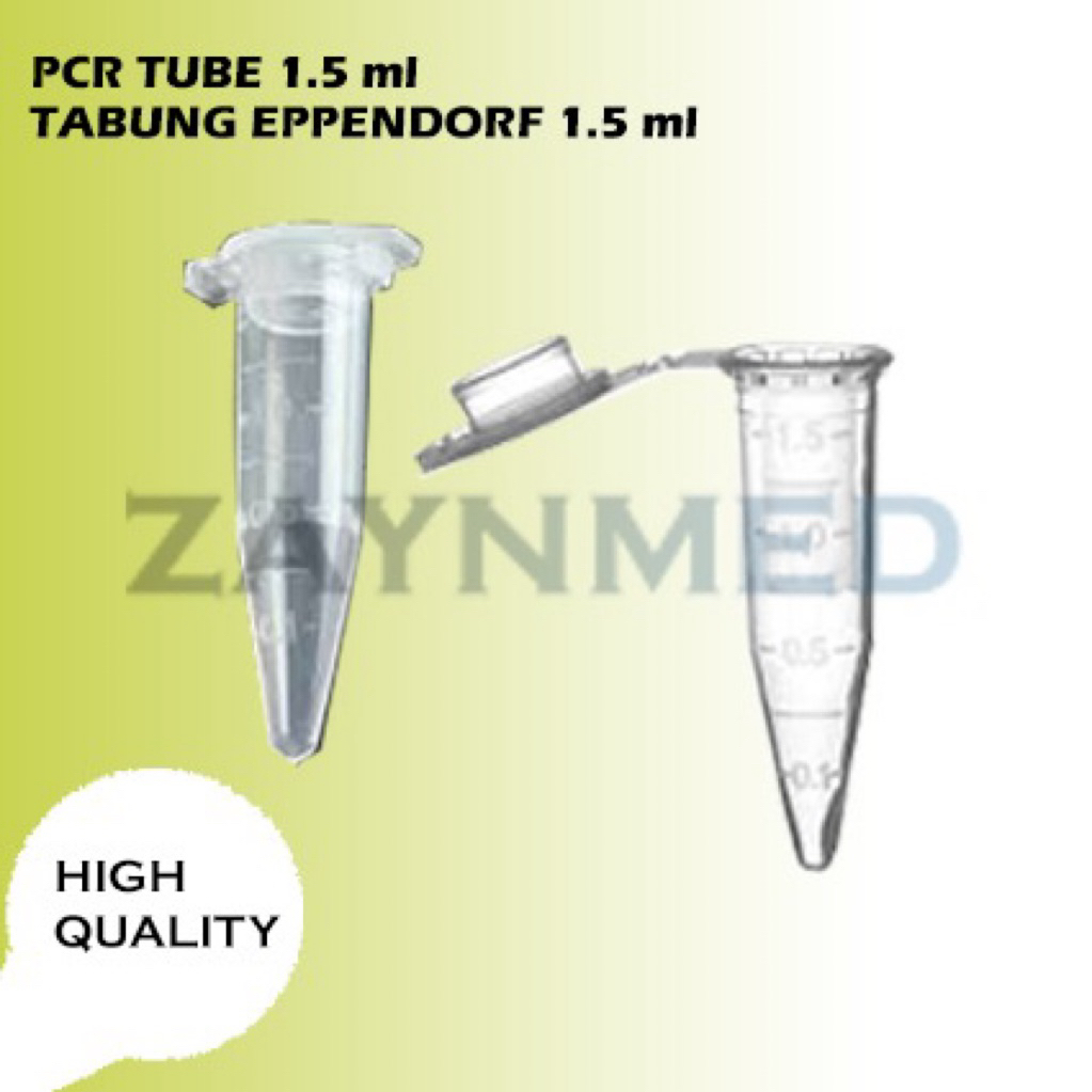 PCR TUBE 1,5 ml | Tabung EPPENDORF 1,5 ml | Microtube 1,5 ml | Microcentrifuges Tube 1,5 ml one med