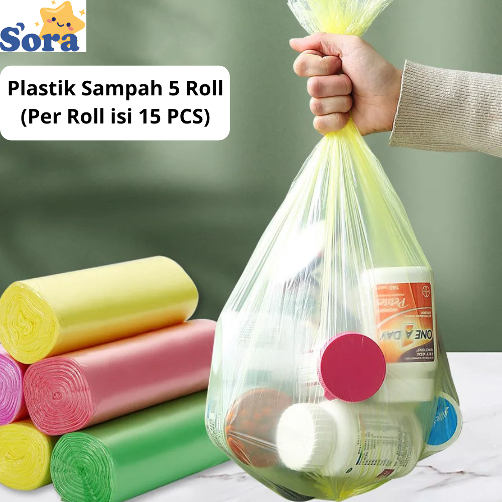 Plastik Sampah / plastik sampah roll kantong plastik bening / KANTONG PLASTIK SAMPAH / TRASH BAG