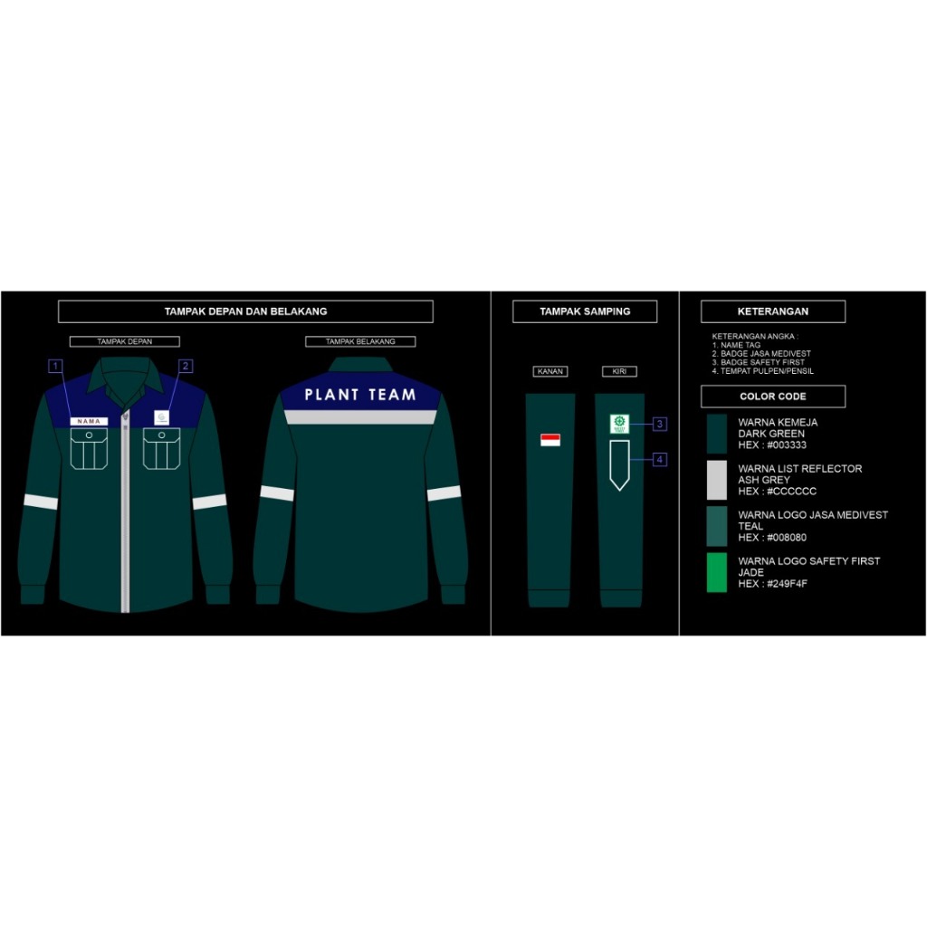 WEARPACK SAFETY CUSTOM PT JASA MEDIVEST