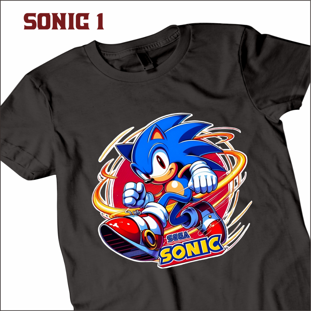 Baju Kaos Anak Sonic The Hedgehog / Sonic The Hedgehog