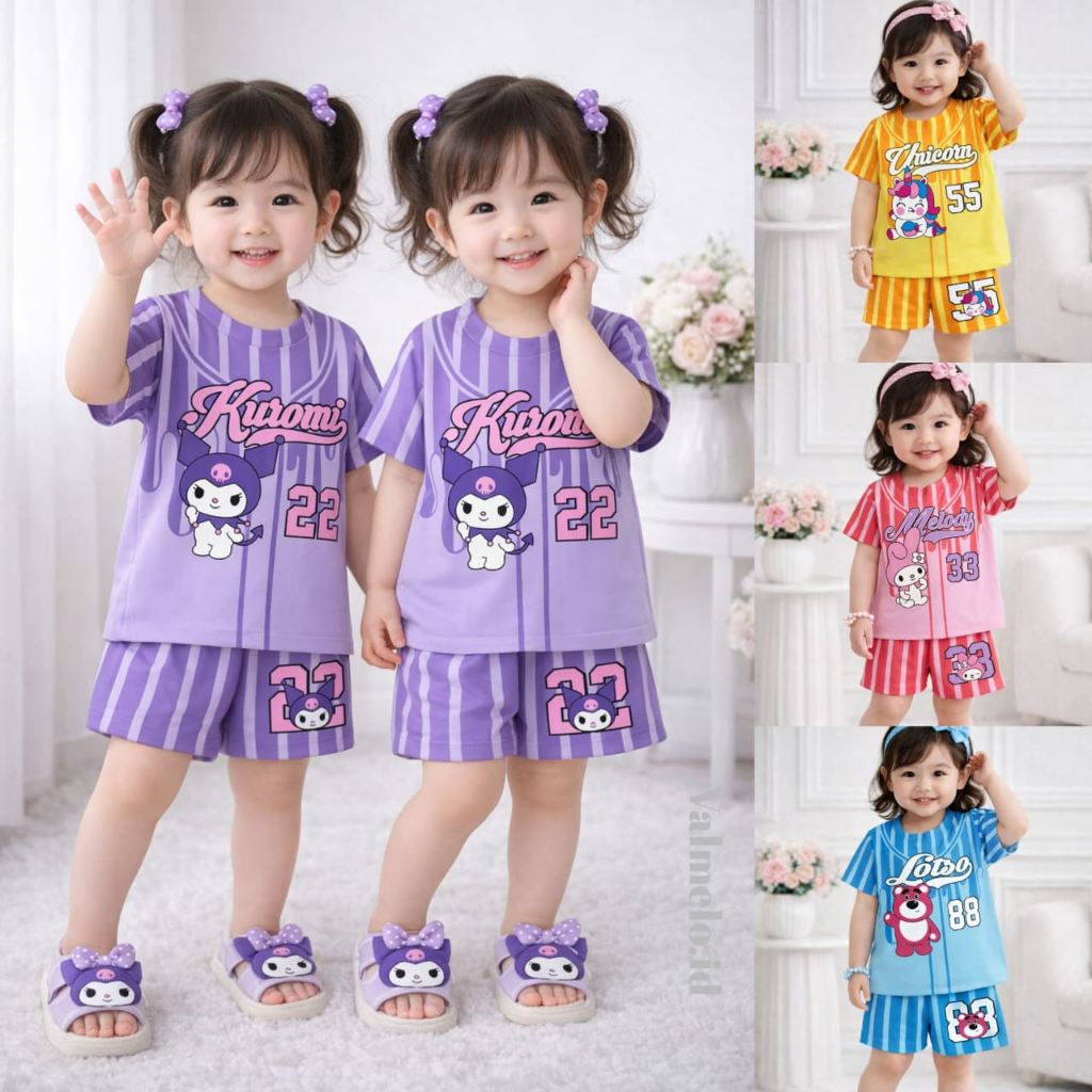 VALMELO SETELAN ANAK PEREMPUAN/BAJU ANAK CEWEK/SETELAN BAYI VAL 03