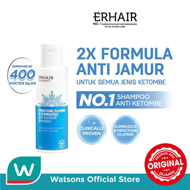 Erha Scalperfect Piroctone Olamine & Climbazole Anti Dandruff Shampoo 100ml